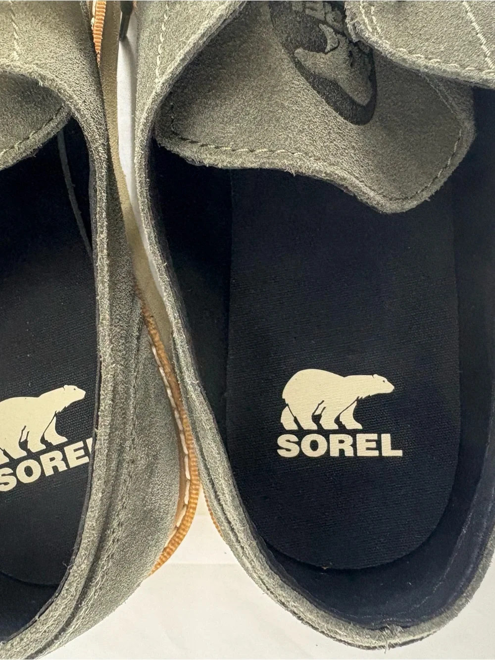 Sorel Slabtown 62 Stotic Olive Suede Lace-Up Casual Boots size 12 NEW